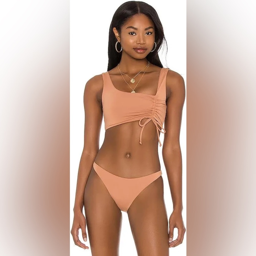 L*Space Putty Wilder Bikini Top NWOT